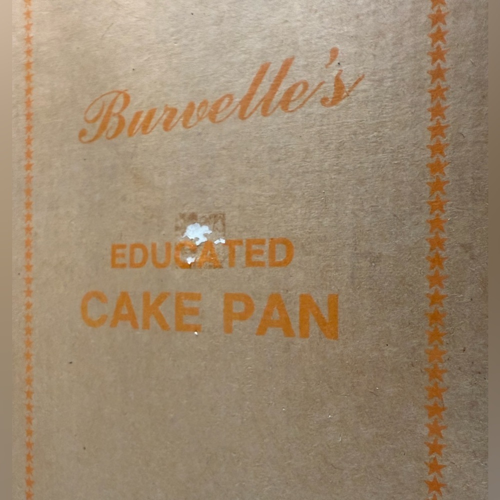 Burvelle's Educated Cake Pan 1970s Letter Number Mold NOS - Picture 3 of 5